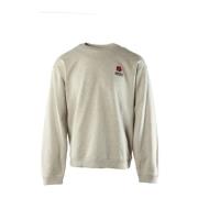 Grijze Katoenen Heren Sweater Kenzo , Gray , Heren