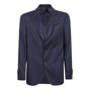 Heren Special Line Drop 7 Regular Jas Lardini , Blue , Heren