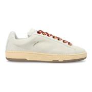 Witte Lage Sneakers Lanvin , White , Dames