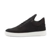 Zwarte Ripple Basic Sneakers Filling Pieces , Black , Heren