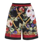 Rose Garden Pyjamashorts Dolce & Gabbana , Multicolor , Dames