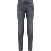 Gris Bard Donkere Wassing Stretch Jeans Jacob Cohën , Gray , Heren