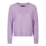 Orchidee Ronde Hals Trui 360Cashmere , Purple , Dames