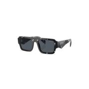 PR A05S 15O70B Sunglasses Prada , Black , Heren
