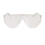 Zonnebril met schedeldetail Alexander McQueen , Gray , Dames