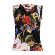 Bloemen top van zijde Dolce & Gabbana , Multicolor , Dames