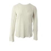 Witte Longsleeve voor Dames Tommy Hilfiger , White , Dames