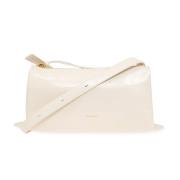 Schoudertas met logo Jil Sander , Beige , Dames