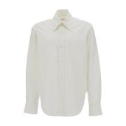 Bedrukte Button Up Overhemd ERL , White , Heren