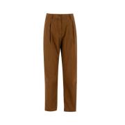 Straight Trousers Aspesi , Brown , Dames