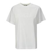 Ts0099D T-Shirt, Stijlvolle Top Collectie Mugler , White , Dames