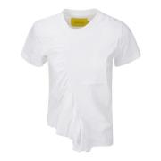 Gebundelde T-Shirt Marques' Almeida , White , Dames