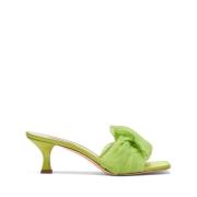 Elegante zijden sandaal Casadei , Green , Dames