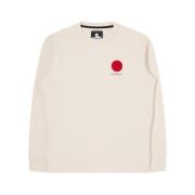 Japanse Sun Sweatshirt Wit Edwin , White , Heren