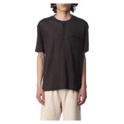 T-Shirts Paolo Pecora , Brown , Heren