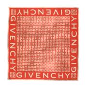Zijden Vierkante Sjaal 4G Givenchy , Red , Dames