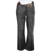 Pre-owned Cotton jeans Dolce & Gabbana Pre-owned , Gray , Dames