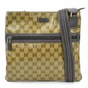 Pre-owned Canvas shoulder-bags Gucci Vintage , Brown , Dames