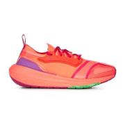Neon Oranje Sneakers met Primeknit Bovenwerk Adidas by Stella McCartne...