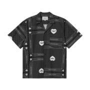 Heart Bandana Shirt (Zwart) Carhartt Wip , Black , Heren
