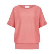 Jacky Korte Mouw Pullover Aime´e the Label , Pink , Dames