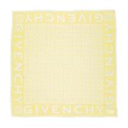 Zijden Vierkant 4G Print Givenchy , Yellow , Dames