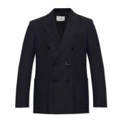 Dubbelrijige blazer Ami Paris , Black , Heren