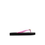 Flip-flops met logo Dsquared2 , Pink , Dames