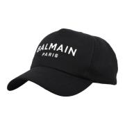 Logo Baseballpet Balmain , Black , Heren
