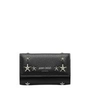 Pre-owned Leather key-holders Jimmy Choo Pre-owned , Black , Dames