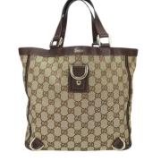 Pre-owned Canvas totes Gucci Vintage , Beige , Dames