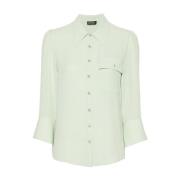 Groene Georgette Crepe Blouse Liu Jo , Green , Dames