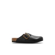 ‘Boston Bold Gap’ slides Birkenstock , Black , Heren