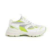 Witte/Limoen Marathon Runner Sneakers Axel Arigato , White , Dames