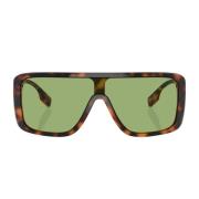 Zonnebril voor Heren in Maskerstijl met Groene Lenzen Burberry , Brown...