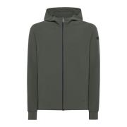 Hoodie met rits en capuchon RRD , Green , Heren