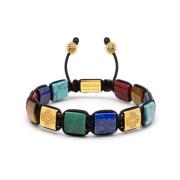 Vibrant Dorje Beaded Bracelet Collection Nialaya , Multicolor , Heren