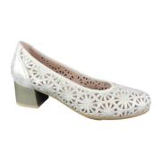 Elegante Statement Pumps Pitillos , White , Dames