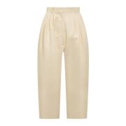 Pantaloni 4 Pince Broek Calcaterra , Beige , Dames