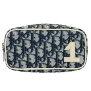 Pre-owned Canvas clutches Dior Vintage , Blue , Dames