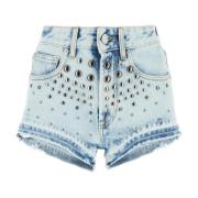 Stijlvolle Shorts voor Mannen en Vrouwen Alessandra Rich , Blue , Dame...