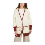 Oversized Merino Wol Cardigan Benjamin Benmoyal , Multicolor , Dames