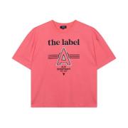 Gebreid A T-shirt voor dames Alix The Label , Pink , Dames