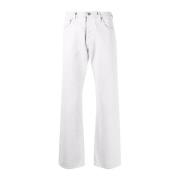 Gescheurde Verf Denim Broek Maison Margiela , White , Heren