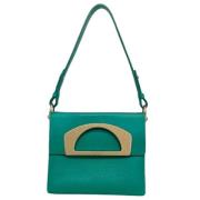 Pre-owned Leather shoulder-bags Christian Louboutin Pre-owned , Green ...