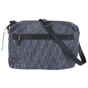 Pre-owned Fabric shoulder-bags Fendi Vintage , Blue , Dames