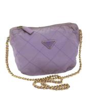 Pre-owned Fabric prada-bags Prada Vintage , Purple , Dames