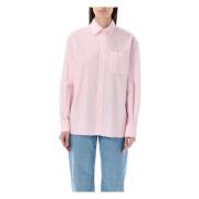 Roze Gestreepte Sela Shirt A.p.c. , Pink , Dames