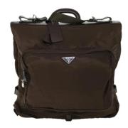 Pre-owned Fabric travel-bags Prada Vintage , Brown , Dames