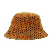 Moderne Geometrische Fluweel Hoed Grevi , Orange , Dames